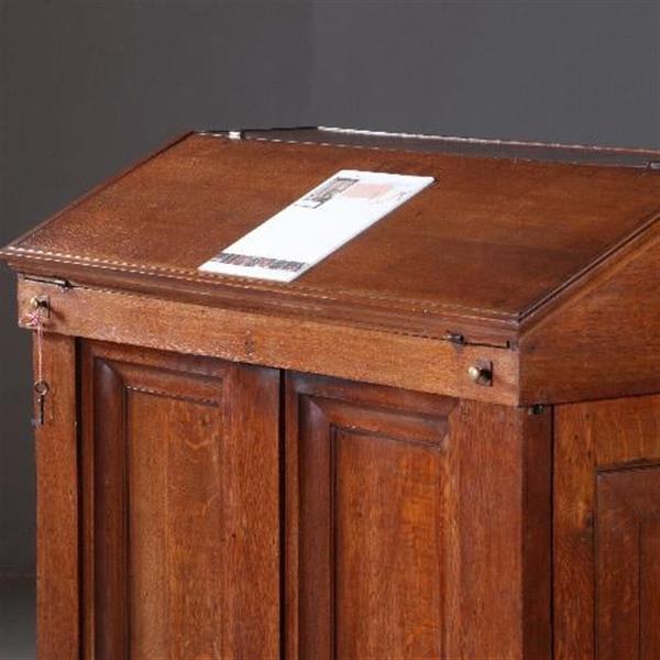 Grote foto hollands bureau ingelegd met sterren ca 1700 een fabuleuze blikvanger no.822411 antiek en kunst overige in antiek gebruiksvoorwerpen