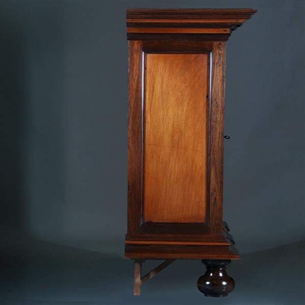 Grote foto koloniale kast ca 1700 museale kwaliteit in massief palissander en djati no 311425 antiek en kunst stoelen en banken