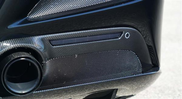 Grote foto dit betreft een ferrari f8 tributo spider zwartre reflector delete set auto onderdelen tuning en styling