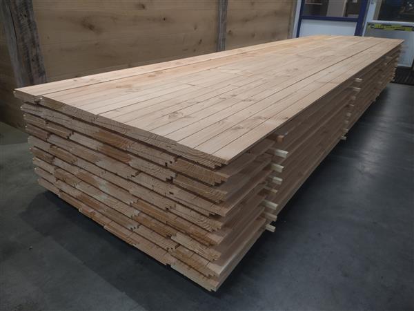 Grote foto douglas zweeds rabat 25 11x195 mm 500cm doe het zelf en verbouw hout en planken