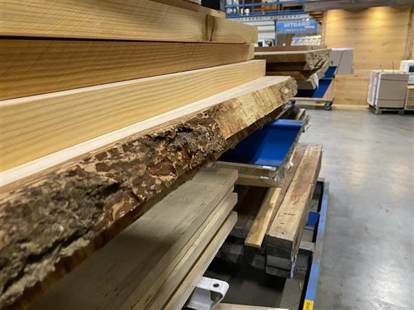 Grote foto 40mm douglas schaaldelen 400cm doe het zelf en verbouw hout en planken
