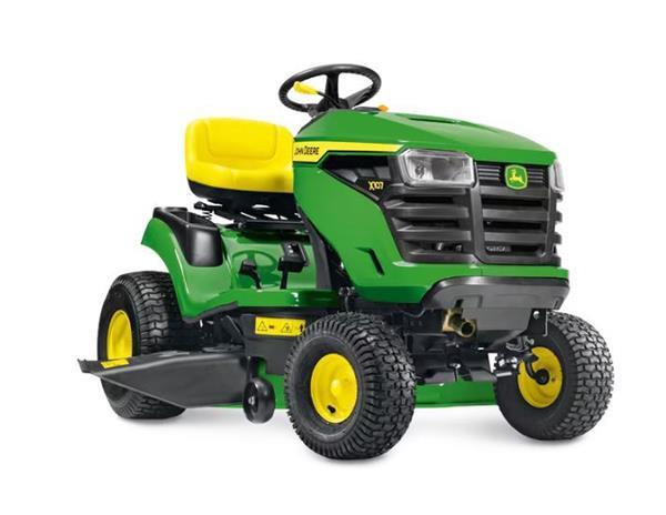 Grote foto john deere x107 781554 tuin en terras zitmaaiers