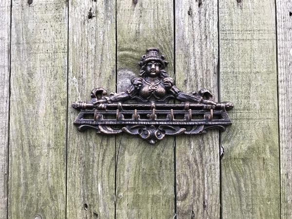 Grote foto decoratieve sleutelhouder met fraai beeld met 7 haken huis en inrichting woningdecoratie