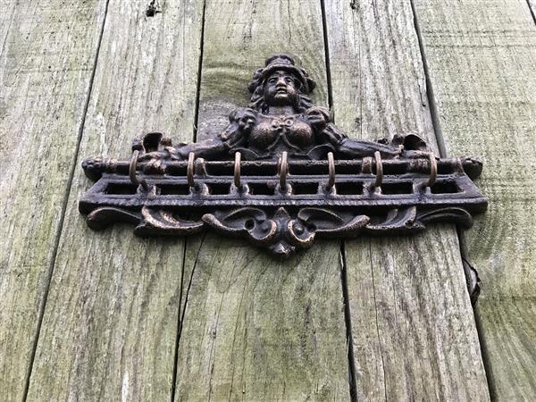 Grote foto decoratieve sleutelhouder met fraai beeld met 7 haken huis en inrichting woningdecoratie