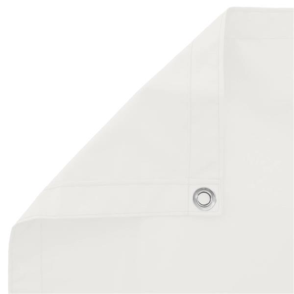 Grote foto vidaxl balkon scherm wit 100 x 200 cm oxford stof tuin en terras overige tuin en terras