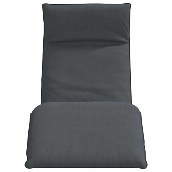 Grote foto vidaxl ligstoel inklapbaar 175x54x8 5 cm oxford stof antracietkleurig tuin en terras tuinmeubelen