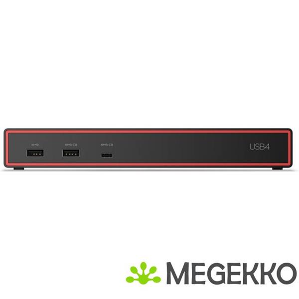 Grote foto lenovo thinkpad usb4 dock 5000 bedraad thunderbolt 4 zwart computers en software overige computers en software