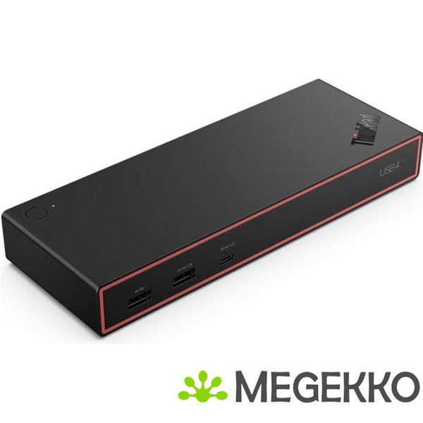 Grote foto lenovo thinkpad usb4 dock 5000 bedraad thunderbolt 4 zwart computers en software overige computers en software