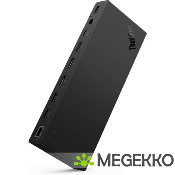Grote foto lenovo thinkpad usb4 dock 5000 bedraad thunderbolt 4 zwart computers en software overige computers en software