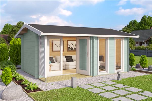 Grote foto nieuw tuinhuis hampshire tuin en terras tuinhuisjes en blokhutten
