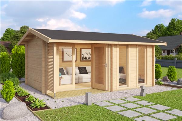 Grote foto nieuw tuinhuis hampshire tuin en terras tuinhuisjes en blokhutten