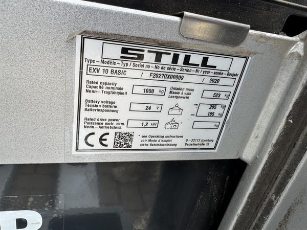 Grote foto vs 22888 elektrische compacte stapelaar still exv 10 basic doe het zelf en verbouw hefwerktuigen
