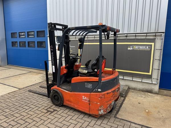 Grote foto vs 22886 elektrische heftruck toyota 7fbest15 agrarisch heftrucks
