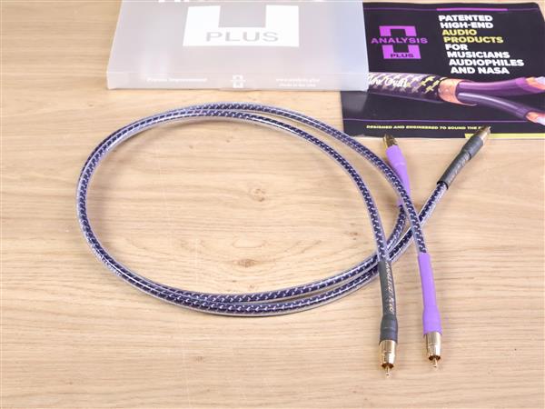 Grote foto analysis plus solo crystal oval copper audio interconnects 1 0 metre audio tv en foto onderdelen en accessoires