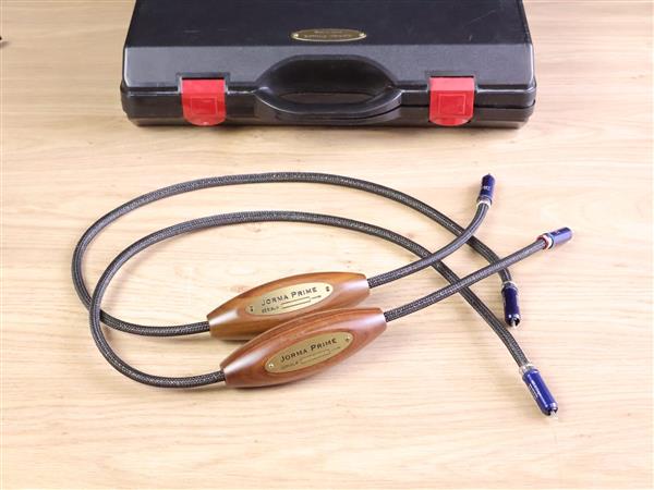 Grote foto jorma design prime high end audio interconnects rca 1 0 metre audio tv en foto onderdelen en accessoires