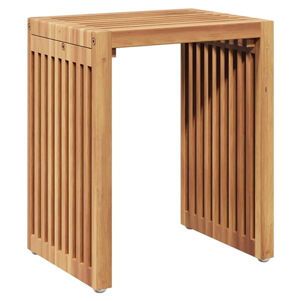 Grote foto vidaxl tuin bijzettafel 3 pcs bruin 33 x 44 5 x 51 cm massief teakhout tuin en terras tuinmeubelen