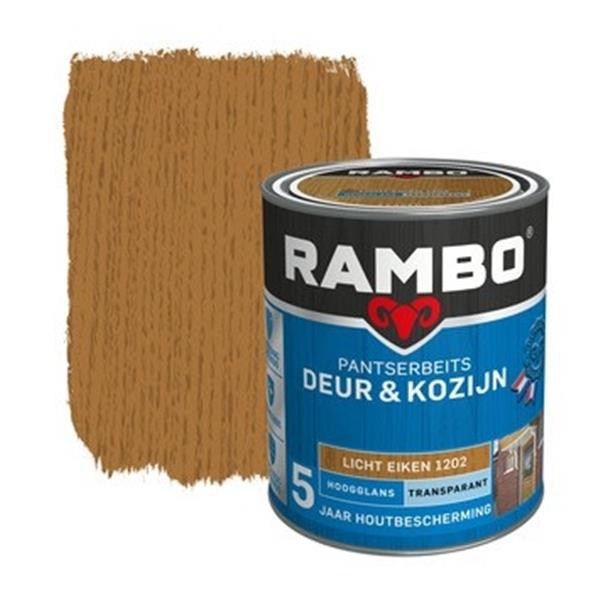 Grote foto pantserbeits deur kozijn transparant hoogglans 750 ml doe het zelf en verbouw verven en sierpleisters