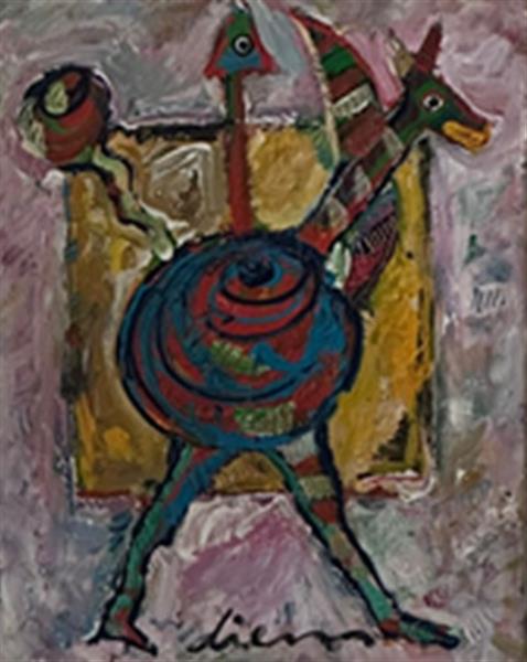 Grote foto nieuw werk van corneille herman brood e.a. antiek en kunst litho en zeefdrukken