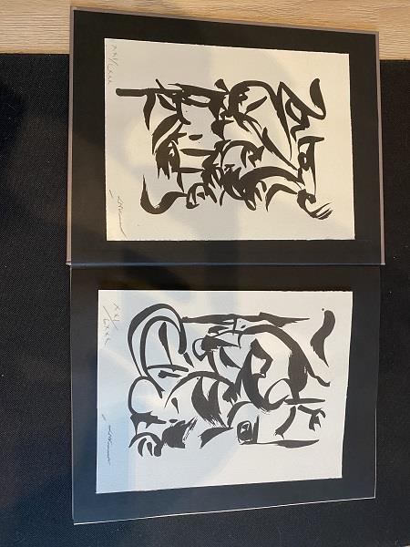 Grote foto zoekt werken christian dotremont e.a. antiek en kunst litho en zeefdrukken