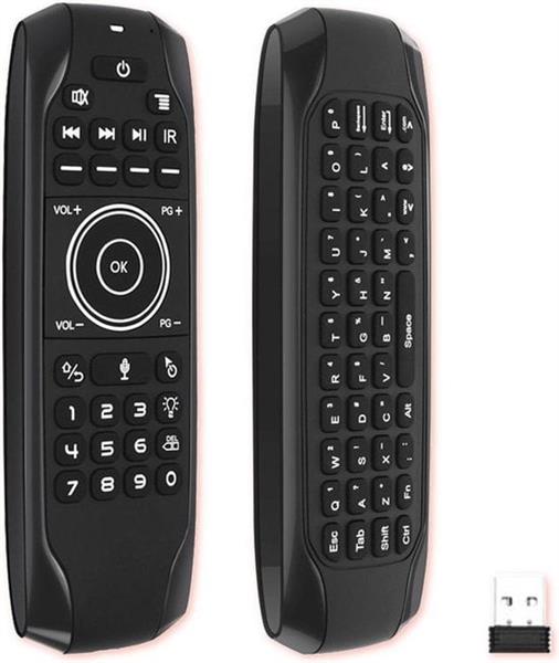 Grote foto retourdeal g7 air mouse met voice toetsenbord computers en software toetsenborden