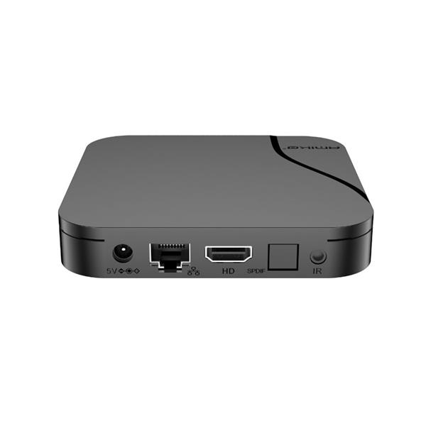 Grote foto retourdeal amiko a14 green plus 4k android iptv box telecommunicatie zenders en ontvangers