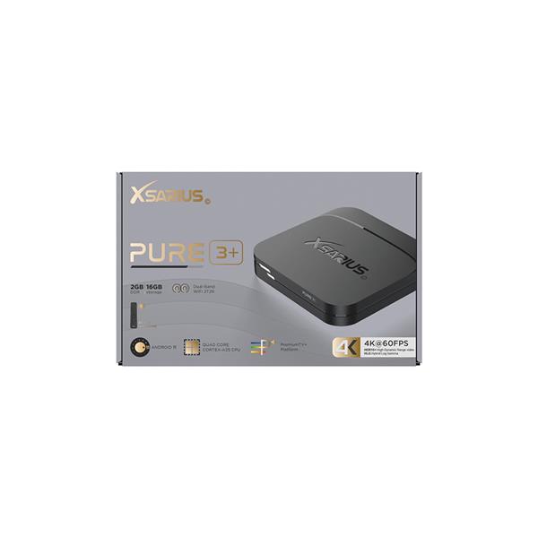 Grote foto retourdeal xsarius pure 3 plus android iptv set top box telecommunicatie zenders en ontvangers