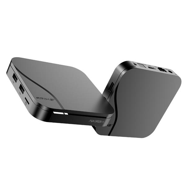 Grote foto retourdeal amiko a14 green plus 4k android iptv box telecommunicatie zenders en ontvangers