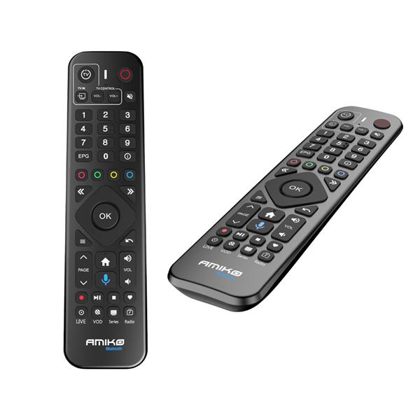 Grote foto retourdeal amiko a14 green plus 4k android iptv box telecommunicatie zenders en ontvangers