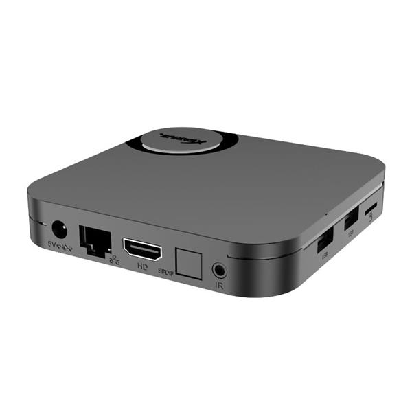 Grote foto retourdeal xsarius pure 4 plus 4k android iptv box bt remote telecommunicatie zenders en ontvangers