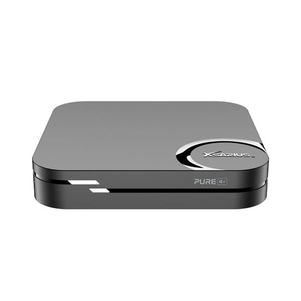 Grote foto retourdeal xsarius pure 4 plus 4k android iptv box bt remote telecommunicatie zenders en ontvangers