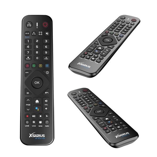 Grote foto retourdeal xsarius pure 4 plus 4k android iptv box bt remote telecommunicatie zenders en ontvangers
