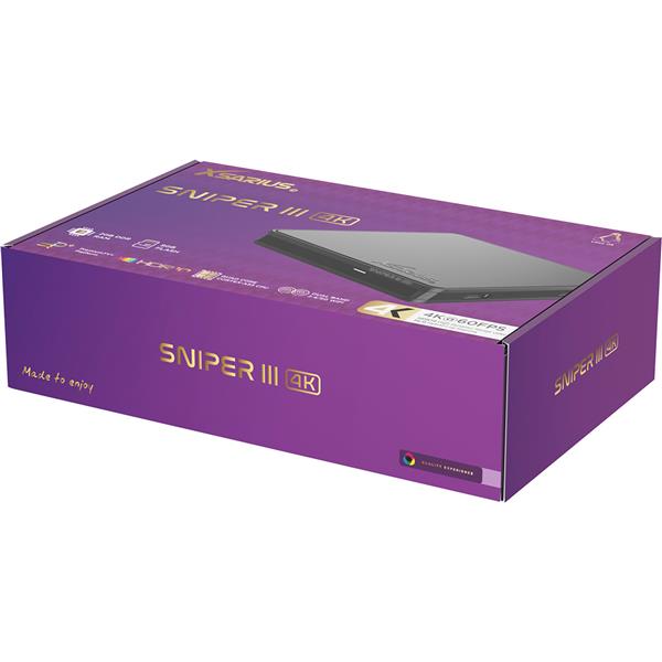Grote foto retourdeal xsarius sniper 3 linux set top box sniper iii telecommunicatie zenders en ontvangers