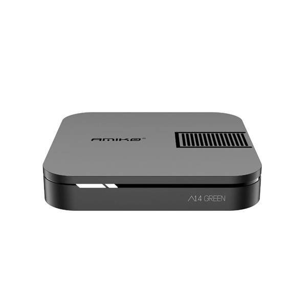 Grote foto retourdeal amiko a14 green android iptv box telecommunicatie zenders en ontvangers