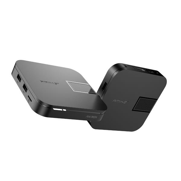 Grote foto retourdeal amiko a14 green android iptv box telecommunicatie zenders en ontvangers