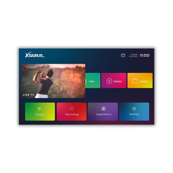 Grote foto retourdeal xsarius sniper x linux iptv box telecommunicatie zenders en ontvangers