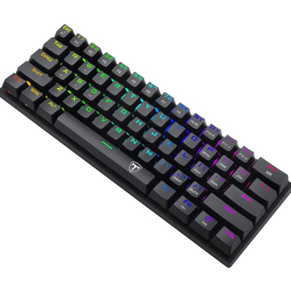Grote foto retourdeal t dagger verde 60 rgb gaming toetsenbord spelcomputers games overige games