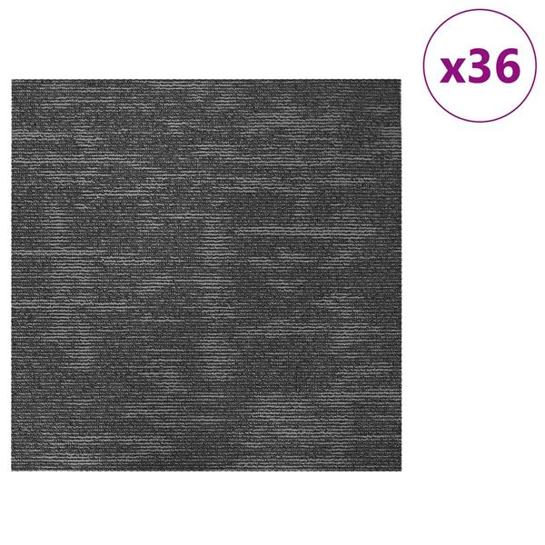 Grote foto vidaxl vloertegel antracietgrijs 50 x 50 cm 36 pcs pp en bitumen doe het zelf en verbouw tegels