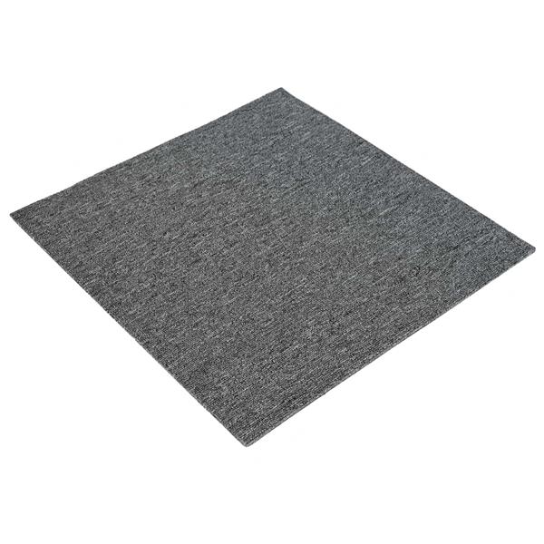 Grote foto vidaxl vloertegel middelgrijs 50 x 50 cm 4 pcs pp en bitumen doe het zelf en verbouw tegels