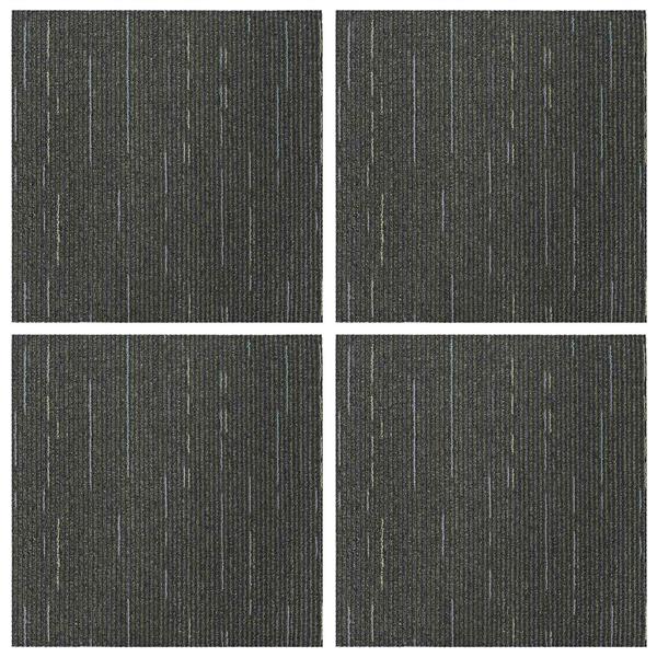 Grote foto vidaxl vloertegel gestreept lichtgroen 50 x 50 cm 4 pcs pp en bitumen doe het zelf en verbouw tegels