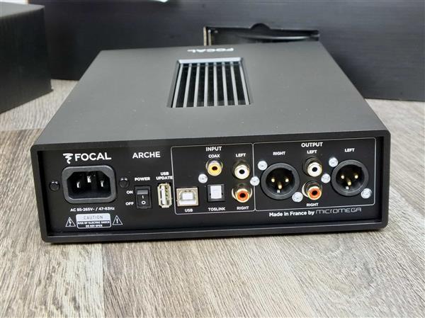 Grote foto focal arche high end audio dac and headphone amplifier audio tv en foto koptelefoons
