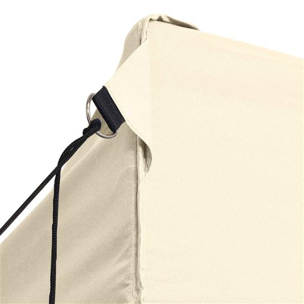 Grote foto vidaxl partytent cr me 291 x 580 x 315 cm oxford stof tuin en terras overige tuin en terras