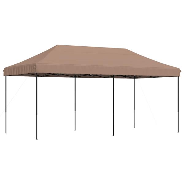 Grote foto vidaxl partytent bruin 292 x 580 x 315 cm oxford stof tuin en terras overige tuin en terras