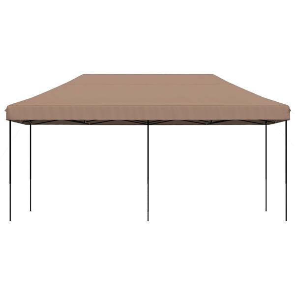 Grote foto vidaxl partytent bruin 292 x 580 x 315 cm oxford stof tuin en terras overige tuin en terras