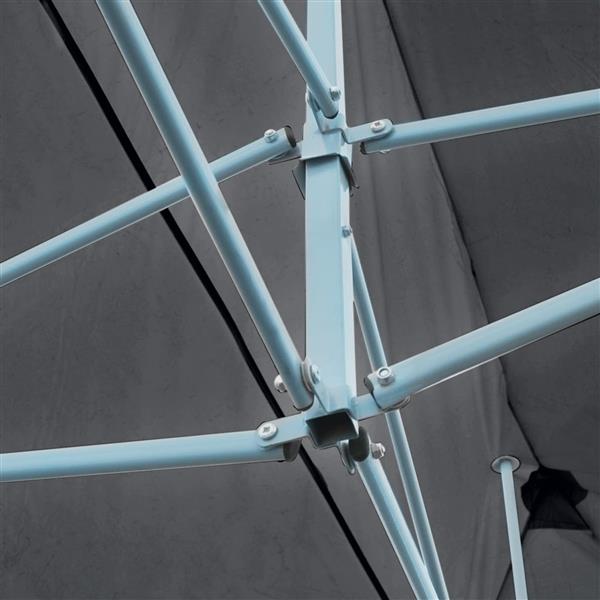 Grote foto vidaxl partytent antraciet 291 x 580 x 315 cm oxford stof tuin en terras overige tuin en terras