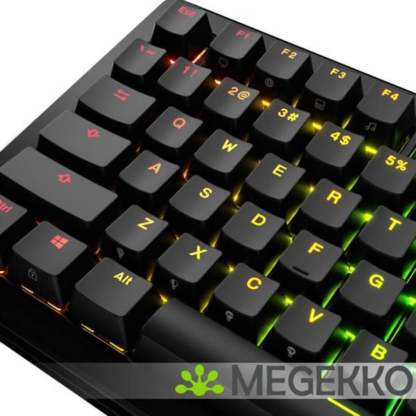 Grote foto glorious gpbt backlit keycaps zwart computers en software overige computers en software
