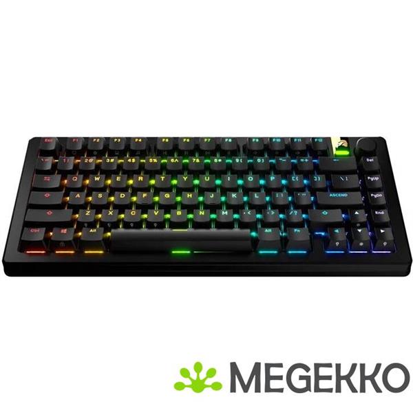Grote foto glorious gpbt backlit keycaps zwart computers en software overige computers en software