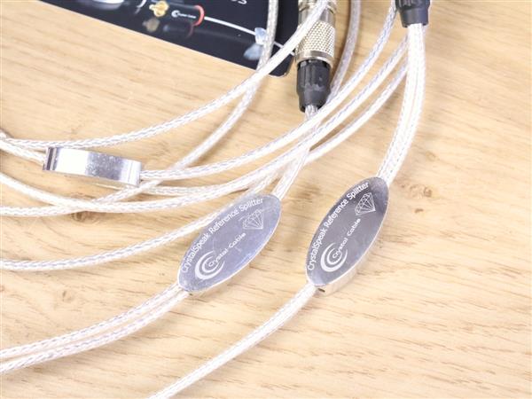 Grote foto crystal cable reference diamond high end bi wired audio speaker cables 1 9 metre audio tv en foto onderdelen en accessoires