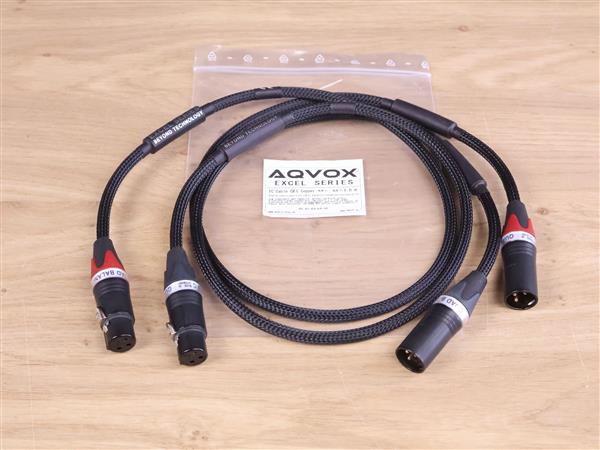 Grote foto aqvox excel audio interconnects xlr 1 0 metre audio tv en foto onderdelen en accessoires
