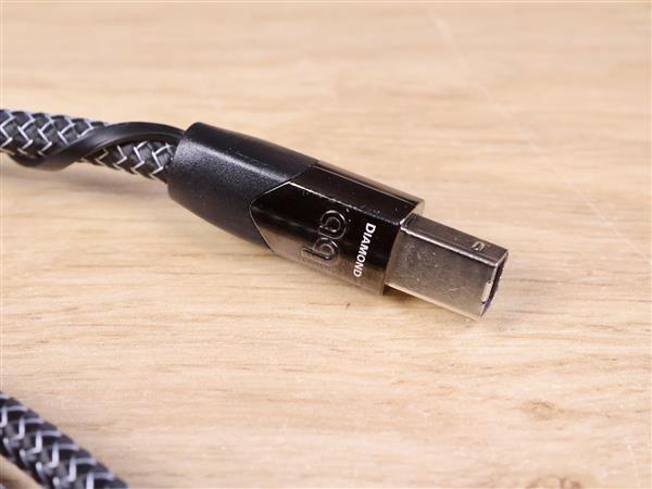 Grote foto audioquest diamond high end silver audio usb cable type a to b 1 5 metre audio tv en foto onderdelen en accessoires