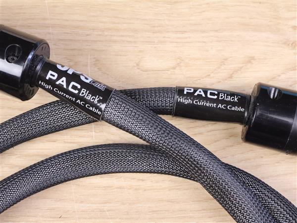 Grote foto jps labs pac black high performance audio power cable 2 0 metre audio tv en foto onderdelen en accessoires